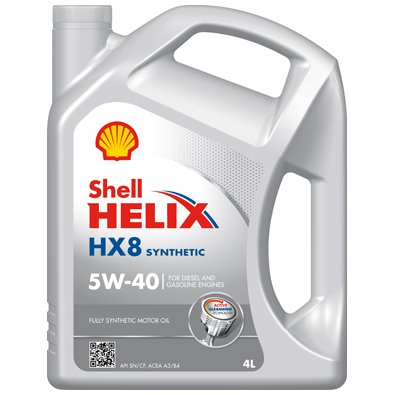 Олива Shell Helix HX8 5W-40, 4л (шт.)