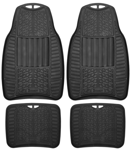 Michelin Автомобільні килимки з гнучкими лініями 4шт (W965-BLK) (шт.)