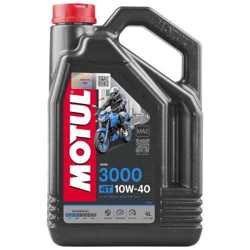 Олива для 4-х тактних двигунів Motul 3000 4T SAE 10W40 4л (шт.)