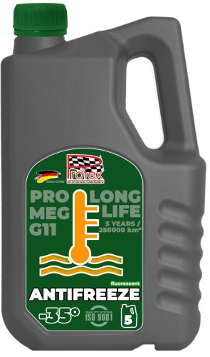 Antifreeze Profex G11 Pro Green MEG LL -35 5л