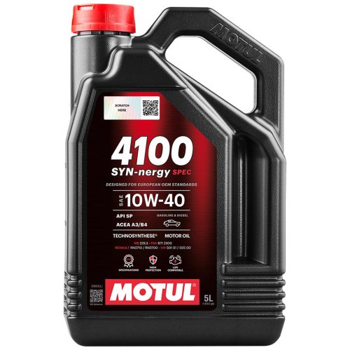 Олива MOTUL 4100 Syn-nergy Spec SAE 10W40 5 L (шт.)
