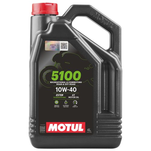 Олива для 4-х тактних двигунів Motul 5100 4T SAE 10W40 4л (шт.)