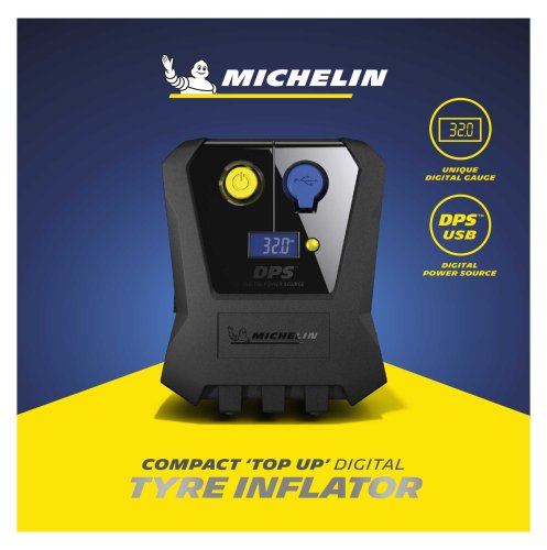 Компактний насос для накачування Michelin Compact Top Up Digital Tyre Inflator (W12264) (шт.)