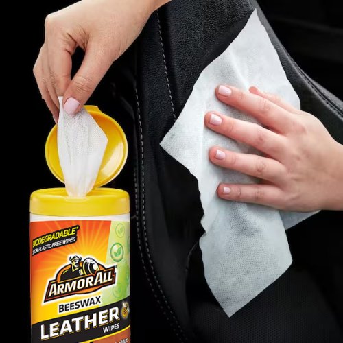 Серветки для виробів зі шкіри Armor All Leather Wipes, 24шт (шт.)
