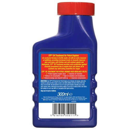 Присадка в оливу для бензинового двигуна STP Oil Treatment for Petrol Engines, 300мл (шт.)